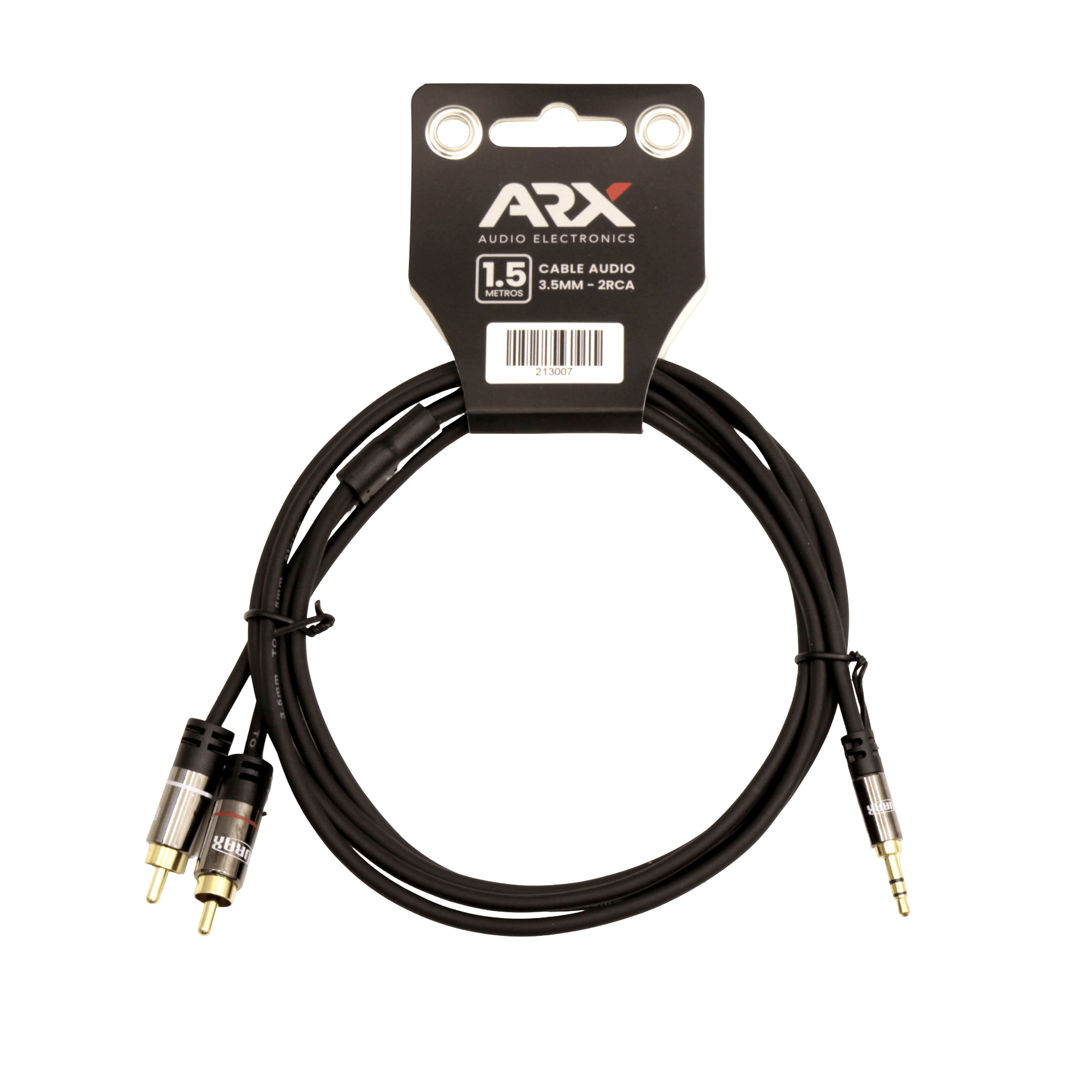 Cable miniplug 3.5mm a RCA ARX 1.5M