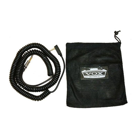 Cable para instrumento Vox VCC-90 en espiral - color negro
