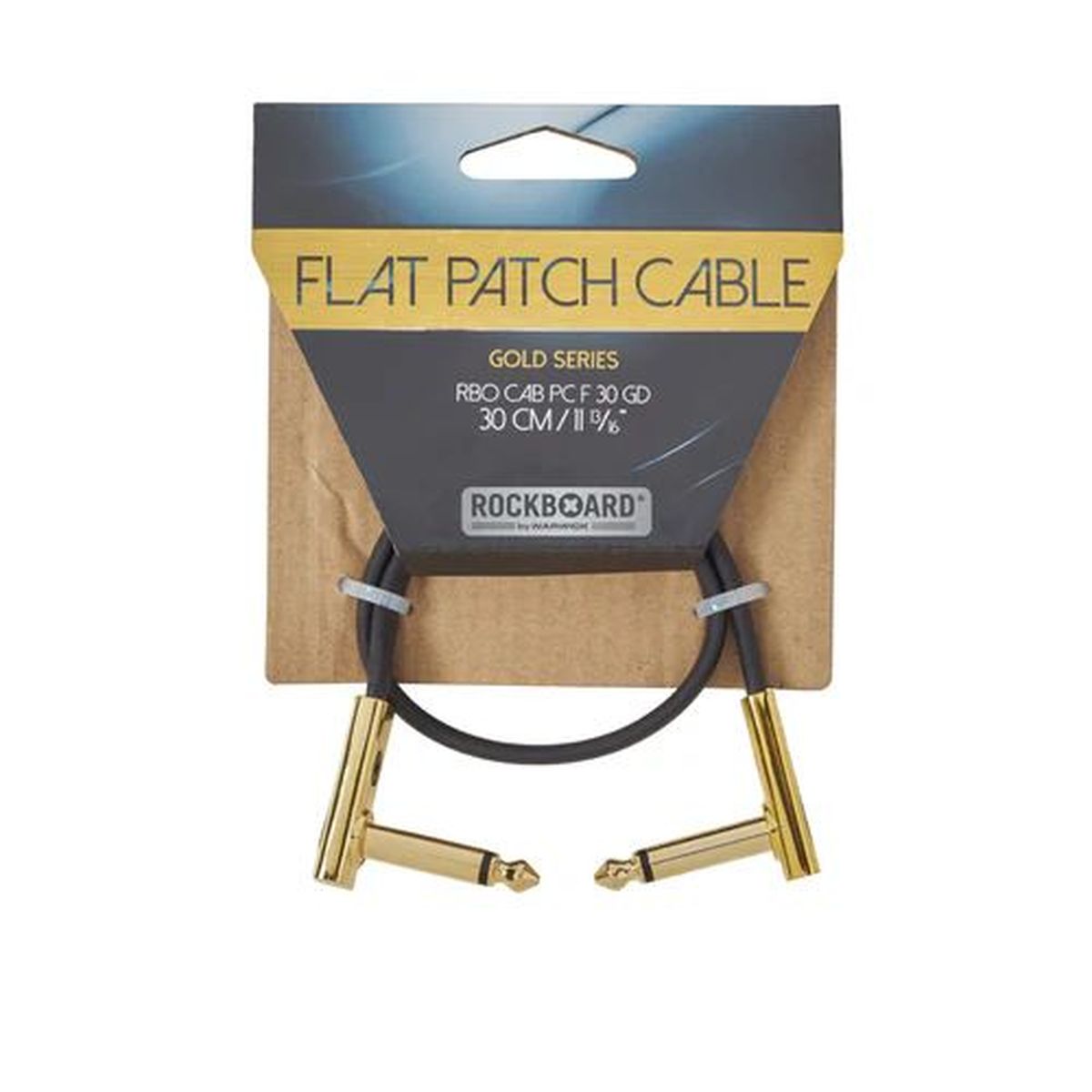 Cable patch plano Rockboard 30 cm PC F 30 GD foto 3