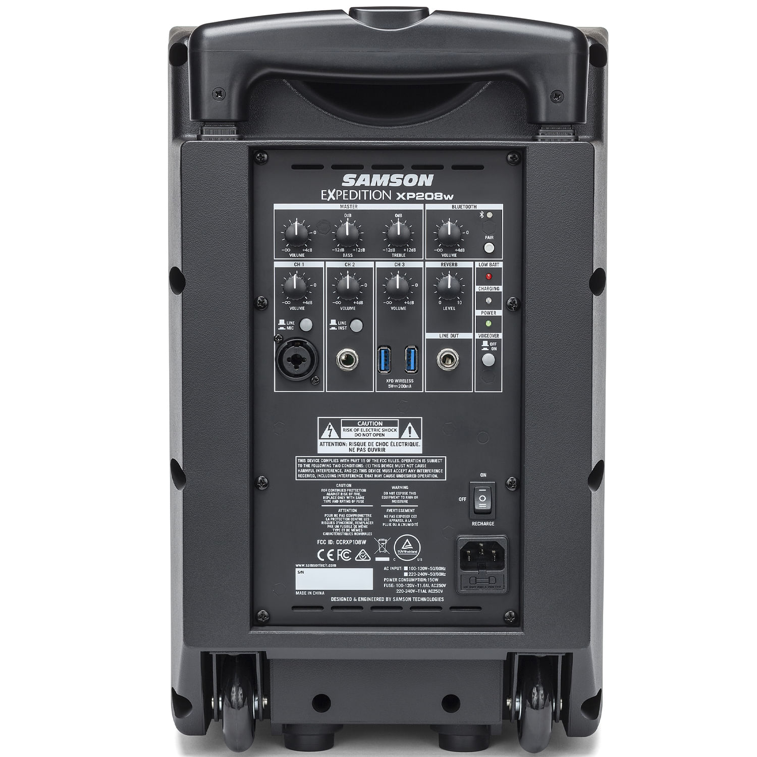 Caja Activa Portátil Samson XP208W - con Mic/BT foto 4