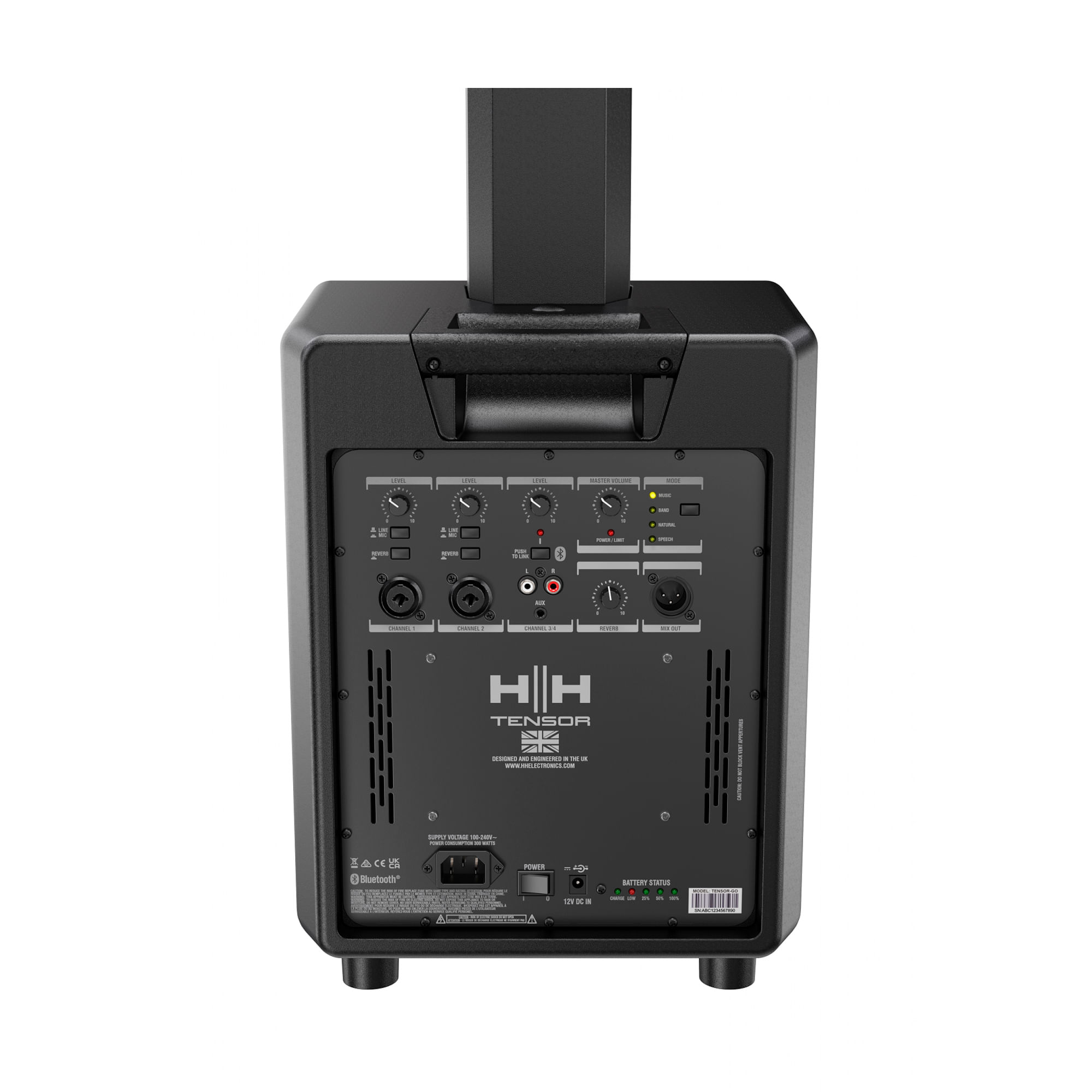 Sistema line array portátil HH Tensor Go 200W RMS foto 4