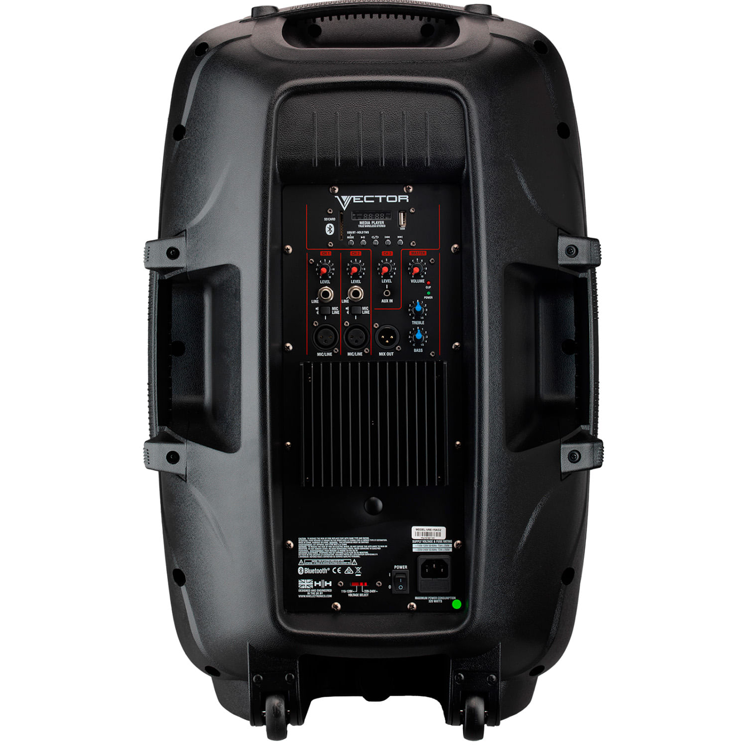 Caja acústica activa HH Audio VRE-15AG2 - 800 watts foto 3