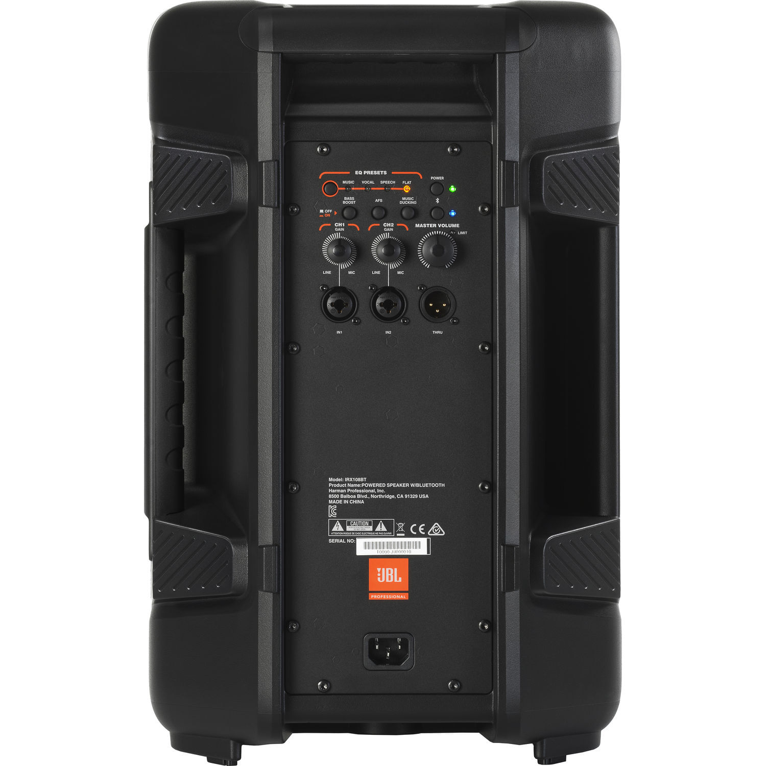 Caja acústica activa portátil JBL IRX108BT - 1000W foto 3