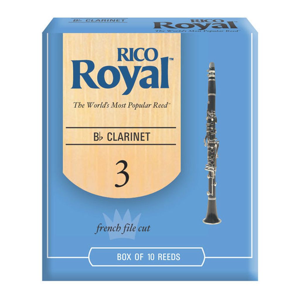 Caja de 10 cañas Rico RCB1030 3,0 para clarinete Sib Daddario