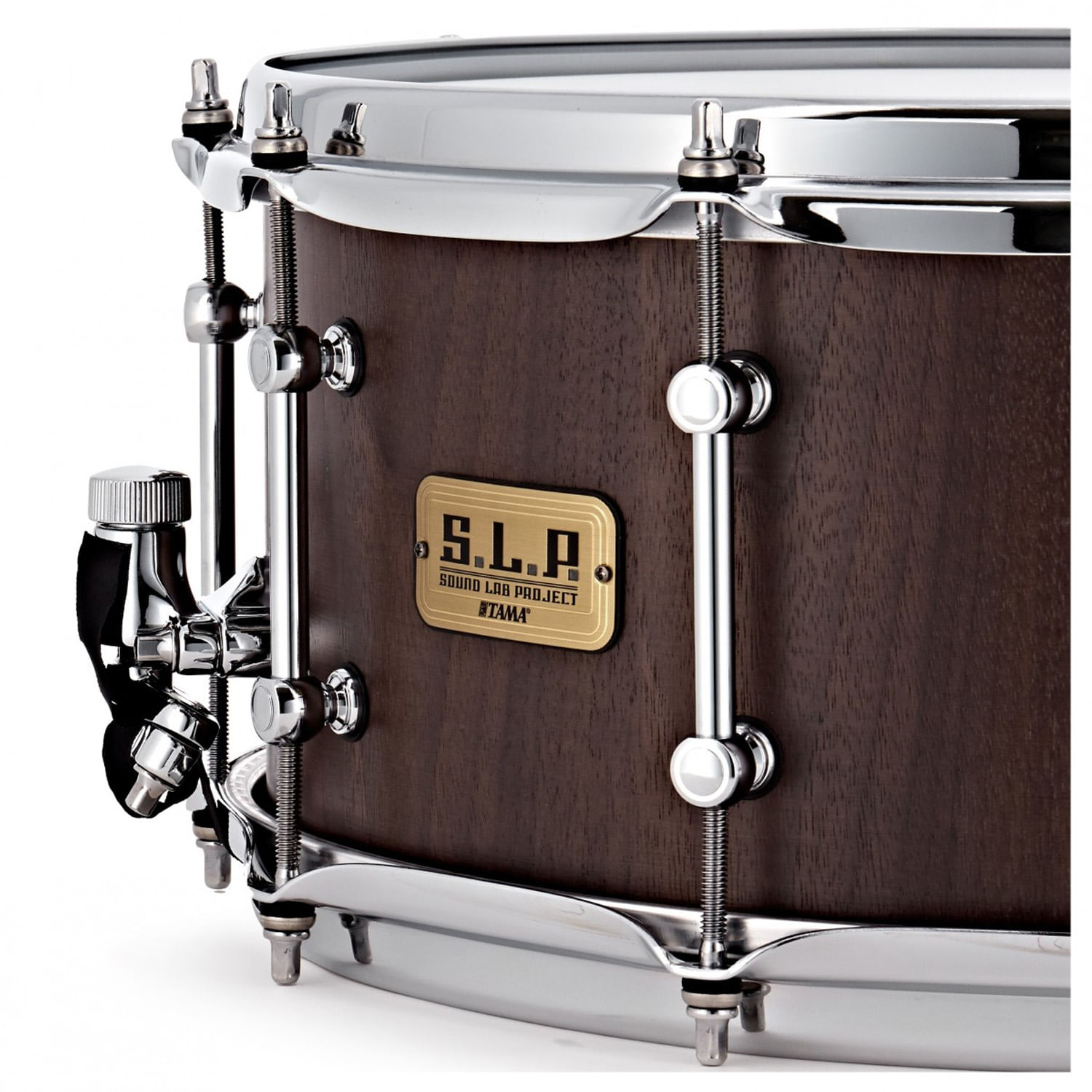 Caja de batería TAMA S.L.P 14x6.5 - Matte Black Walnut foto 2