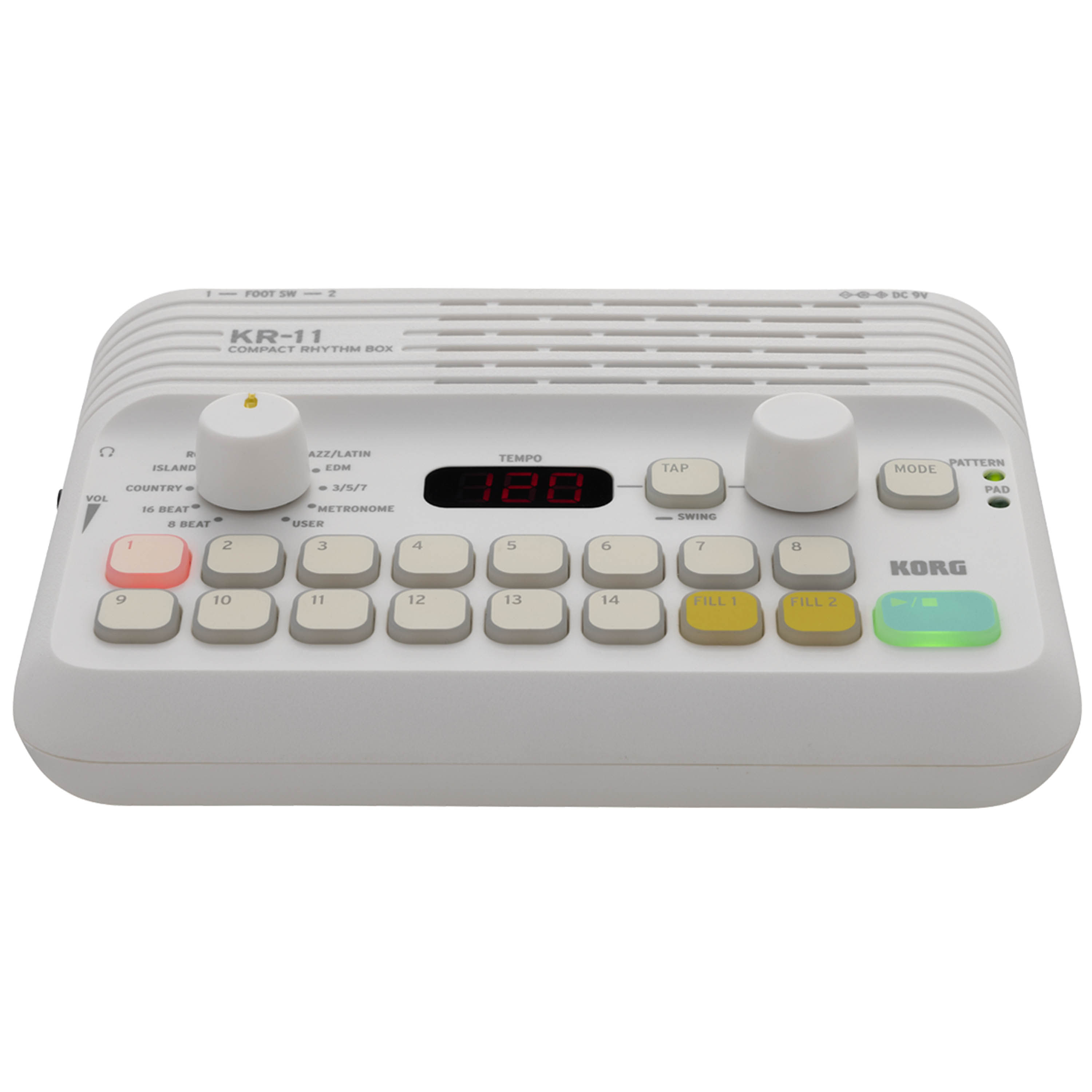 Caja de ritmos compacta Korg KR-11 foto 2