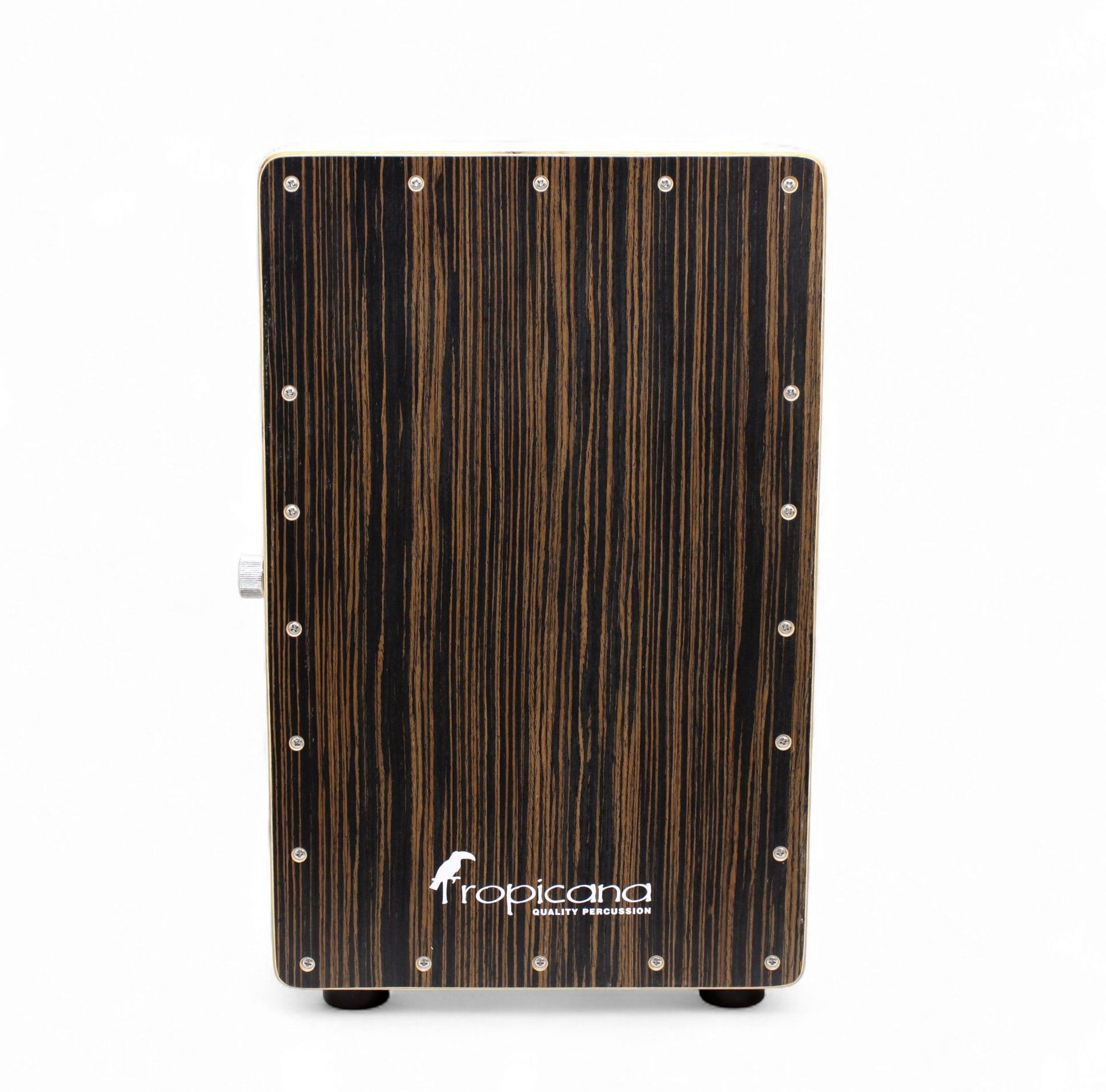Cajón Tropicana Double Snare Ebony Stripe con funda CJ1322-HT foto 2
