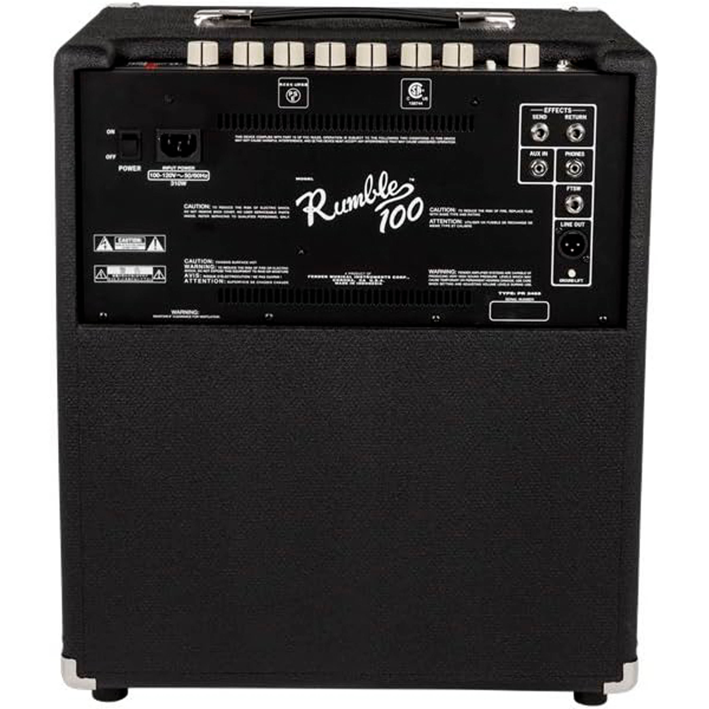Combo de bajo Fender Rumble 100 V3 foto 4