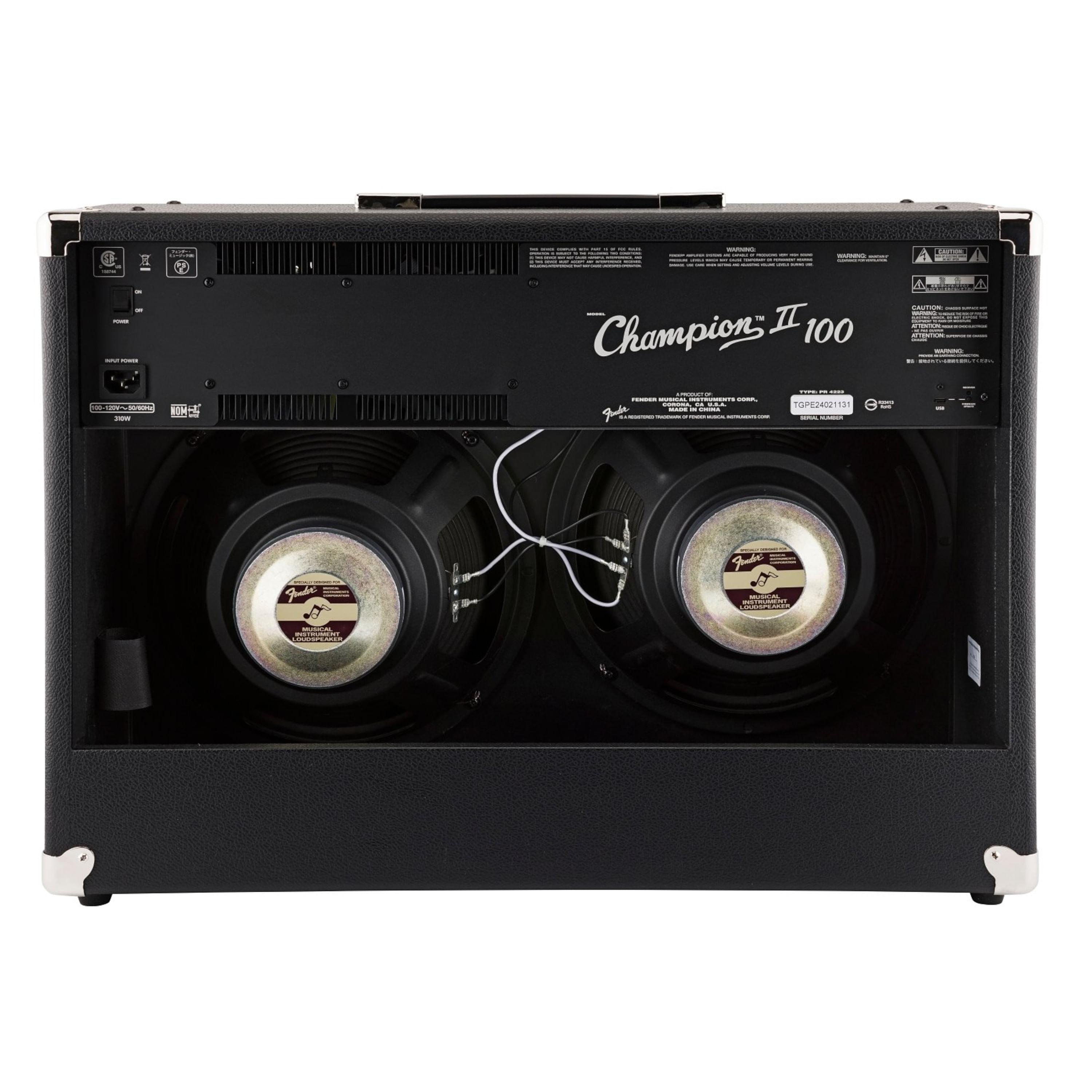 Combo de guitarra Fender Champion II de 100 watts foto 2