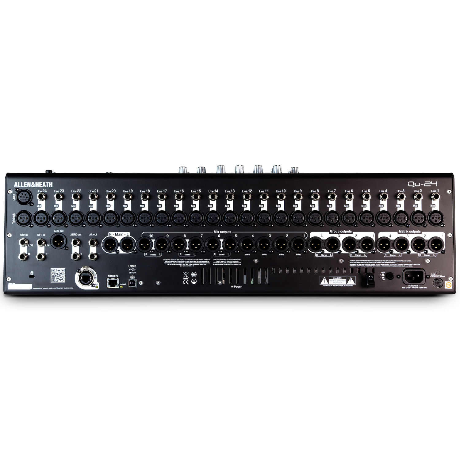 Consola Digital Allen & Heath QU-24, con Faders Motorizados foto 4