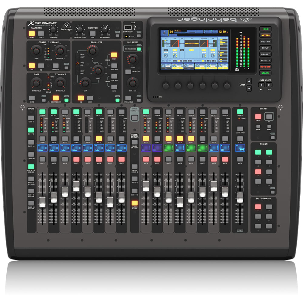 Consola Digital Behringer X32 Compact - Faders Motorizados foto 2
