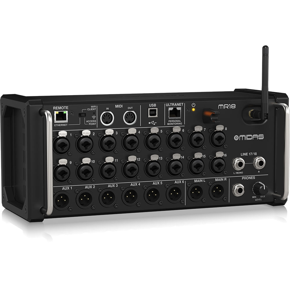 Consola Digital Con Interfaz MIDAS MR18 - 18CH - Wifi foto 5