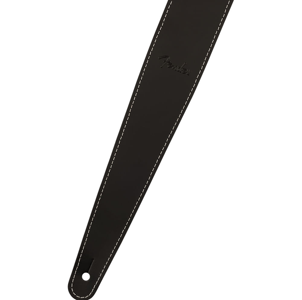 Correa De Cuero Para Guitarra Fender Essentials Leather Straps - Negro foto 2