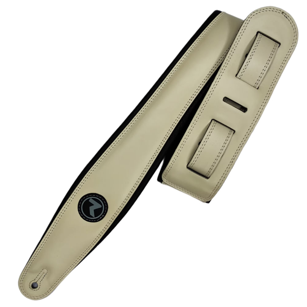 Correa De Cuero Raven Straps Trinity 3" - Olympic White foto 2