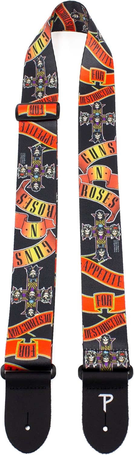 Correa de guitarra Perri's Leathers con diseño Guns n' Roses LPCP-6013 foto 2