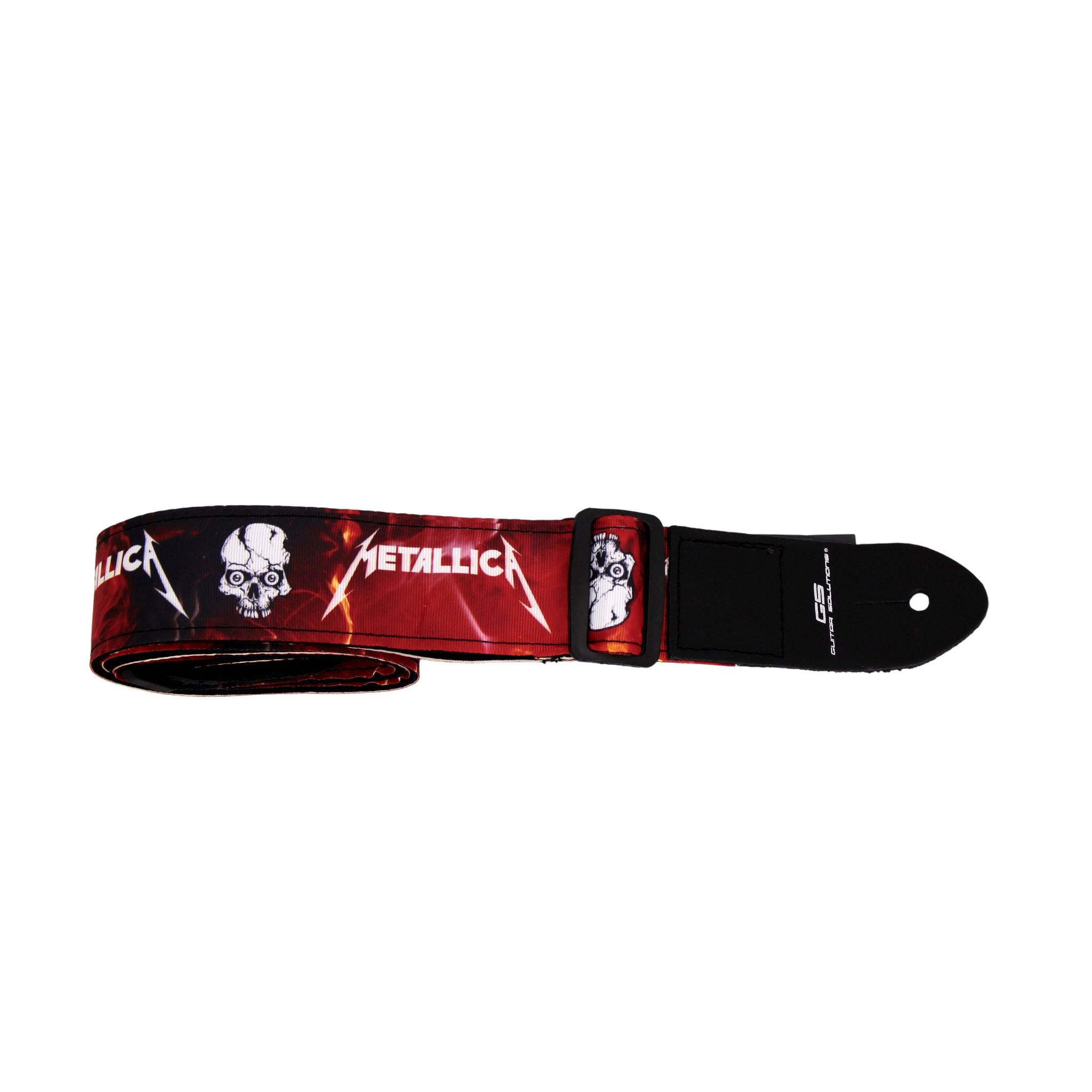 Correa para guitarra Guitar Solutions Metallica color rojo GS-MT2 foto 3