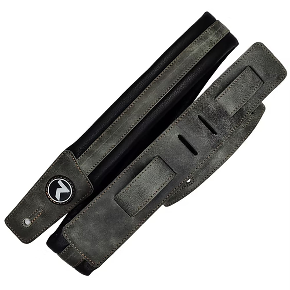 Correa Para Guitarra y Bajo Raven Straps Ft. MKII 2" - Gray foto 2