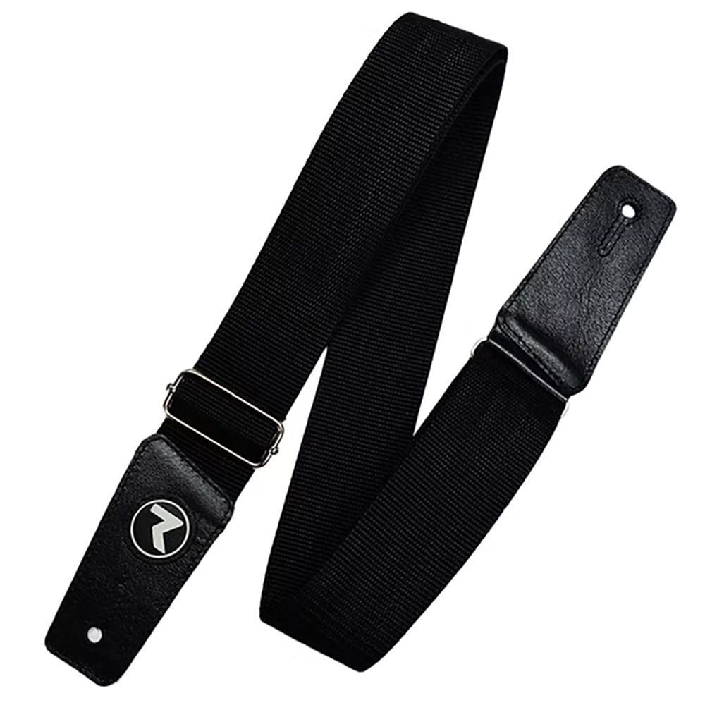 Correa Para Guitarra y Bajo Raven Straps Poly 2" - Black