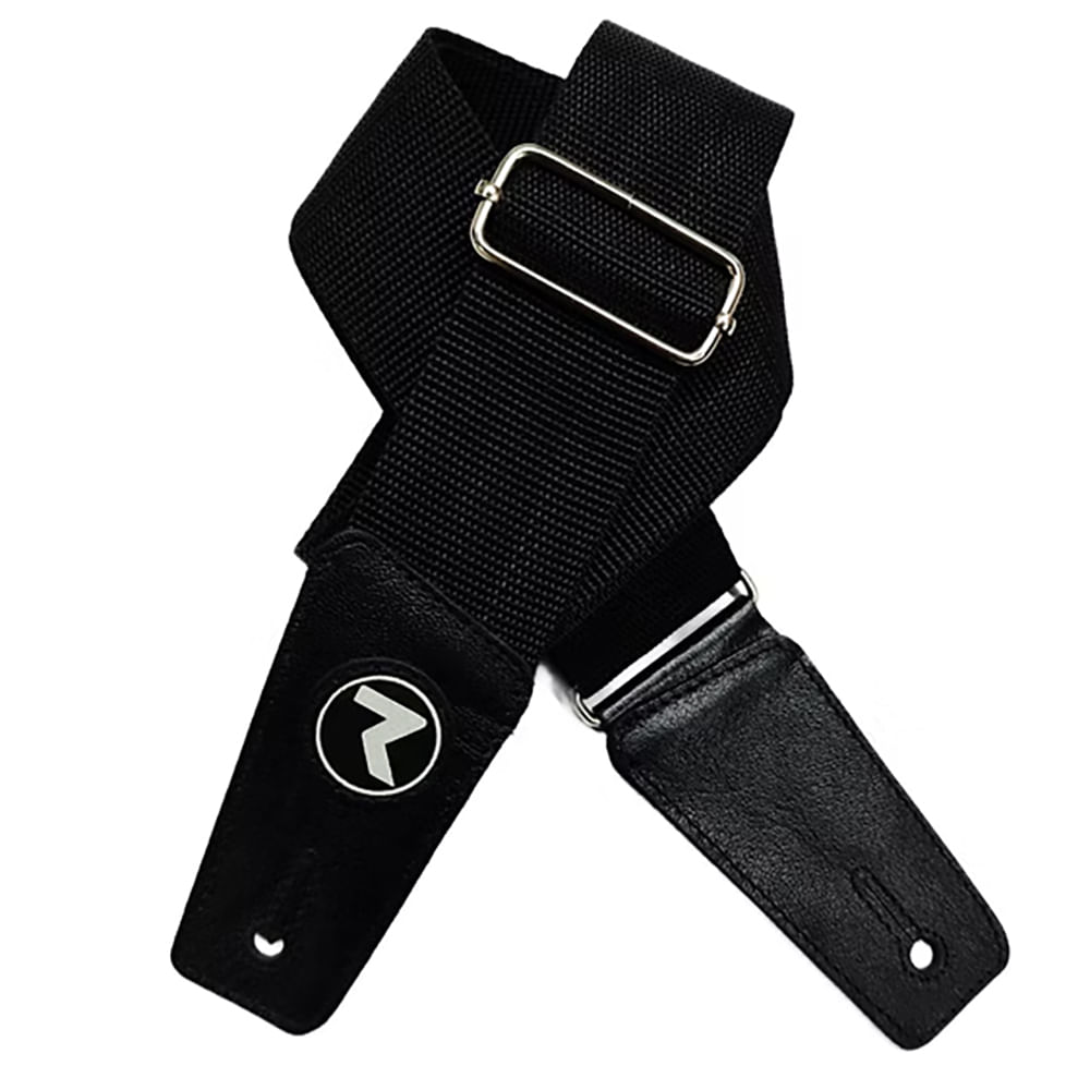 Correa Para Guitarra y Bajo Raven Straps Poly 2" - Black foto 2