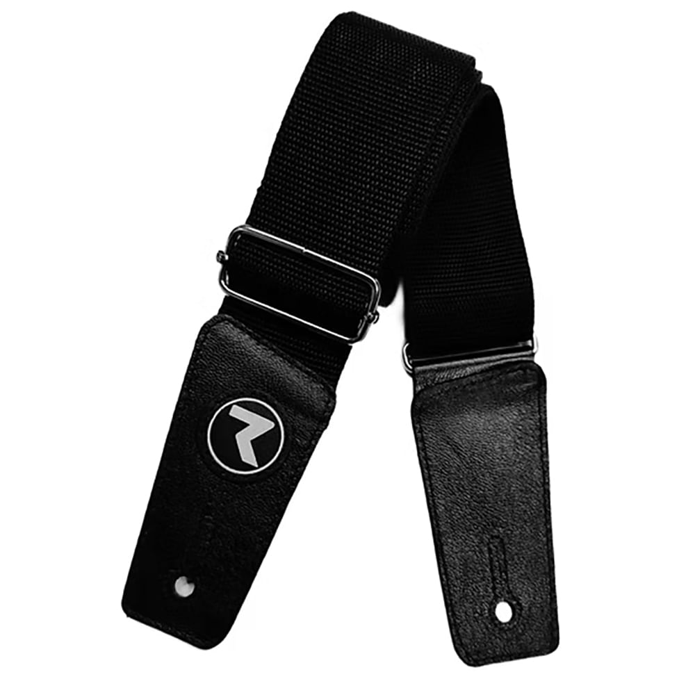 Correa Para Guitarra y Bajo Raven Straps Poly 2" - Black foto 3