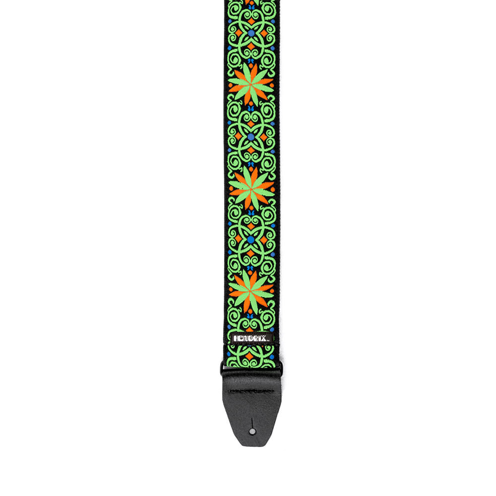 Correa Para Instrumento Dunlop Jimi Hendrix Blacklight JH26 - Verde foto 2