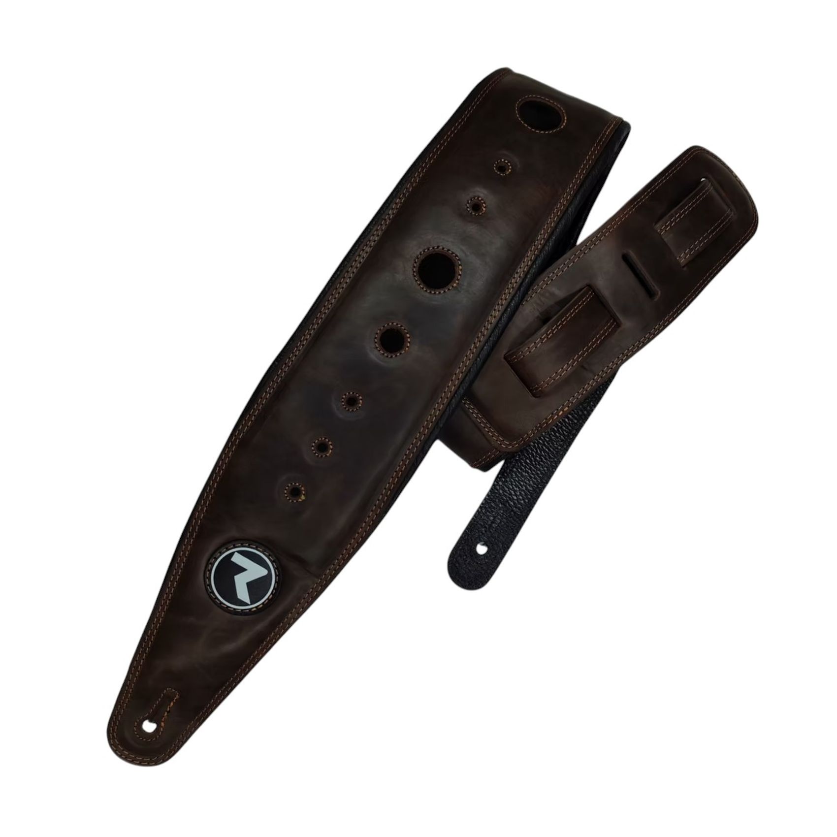 Correa Raven Straps Cosmos 3" - Marrón Oscuro / Negro foto 2