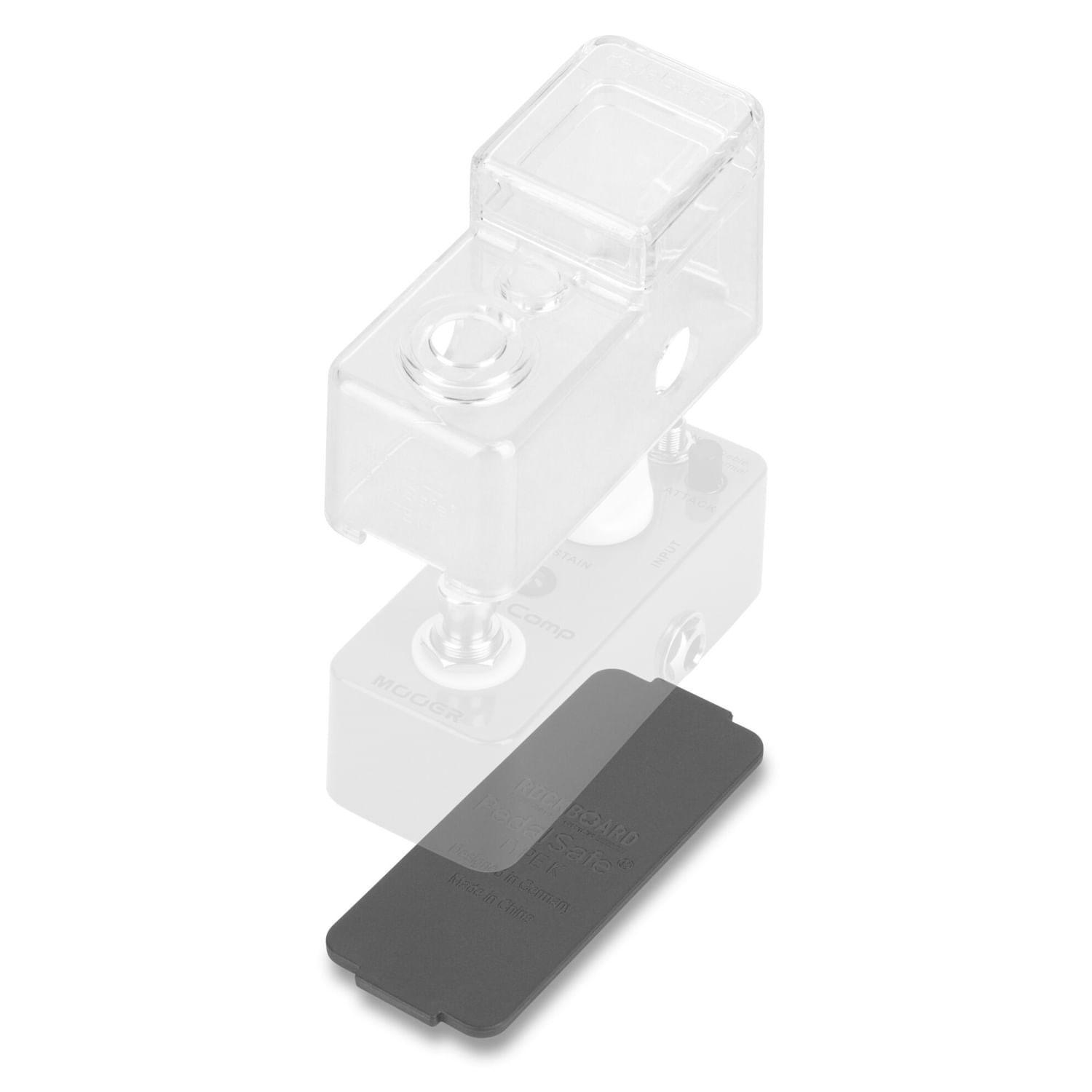 Cubierta protectora y placa de montaje Rockboard Tipo K1 - Para Mooer micro foto 4