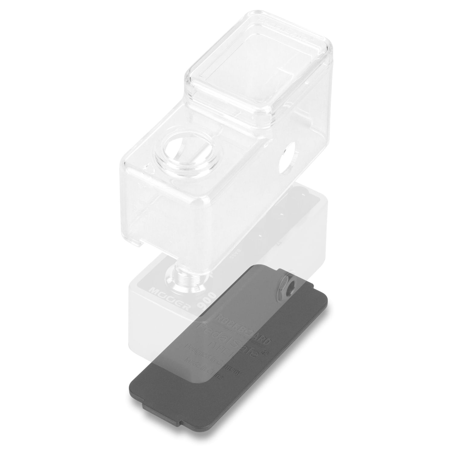 Cubierta protectora y placa de montaje Rockboard Tipo K2 - Para Mooer micro foto 4