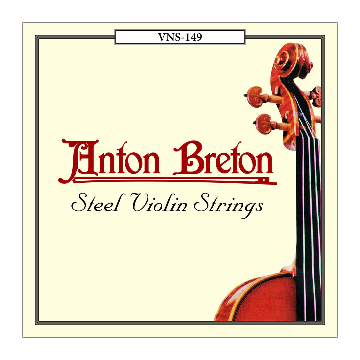 Cuerdas De Acero Para Violín 3/4 Anton Breton VNS-149
