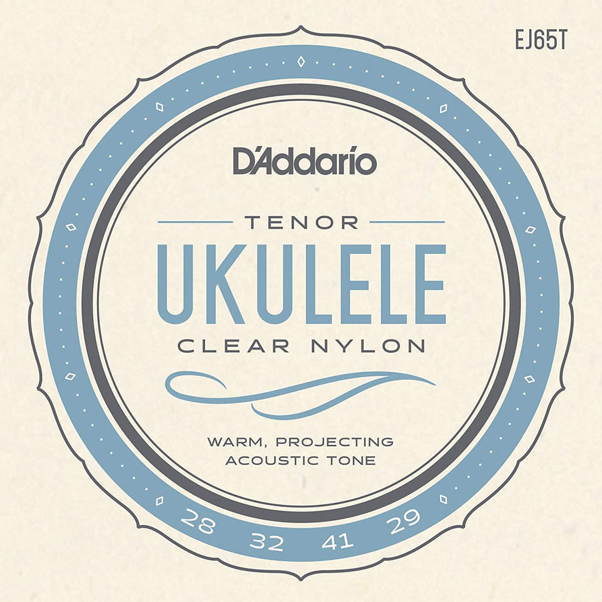 Cuerdas de Ukelele Tenor D'Addario EJ65T