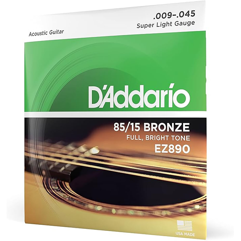Cuerdas Para Guitarra Acústica Daddario EZ890 09-45 foto 2