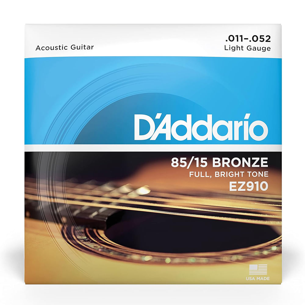 Cuerdas Para Guitarra Acústica Daddario EZ910 11-52