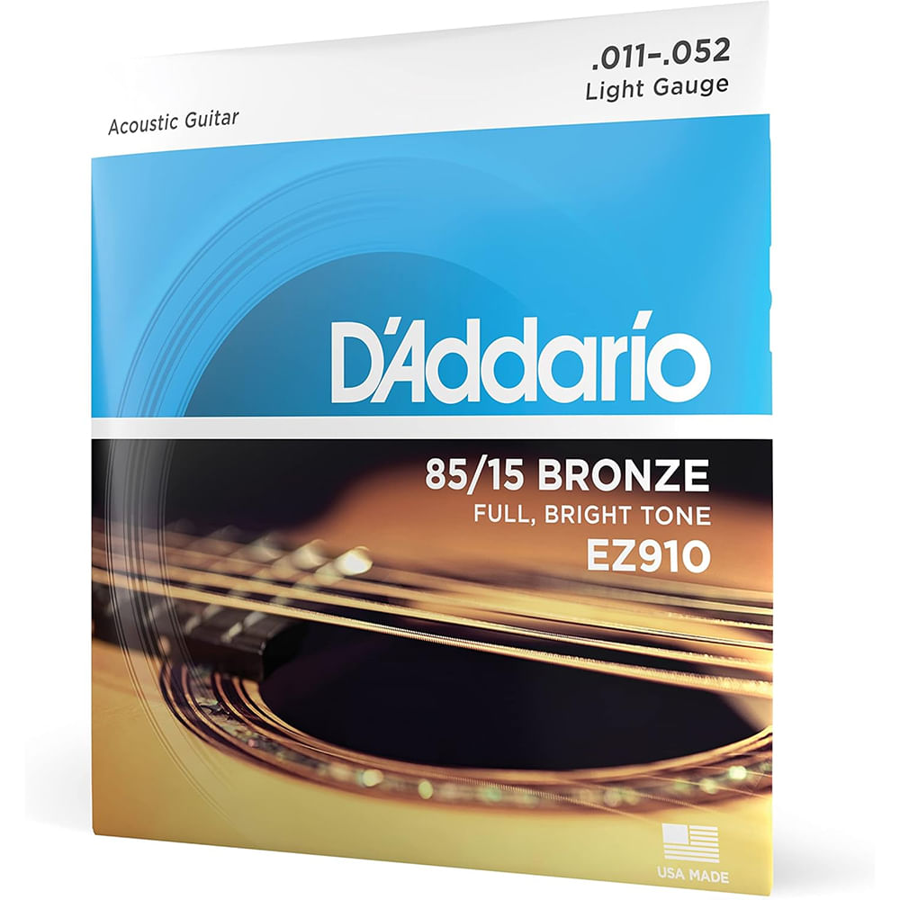 Cuerdas Para Guitarra Acústica Daddario EZ910 11-52 foto 2
