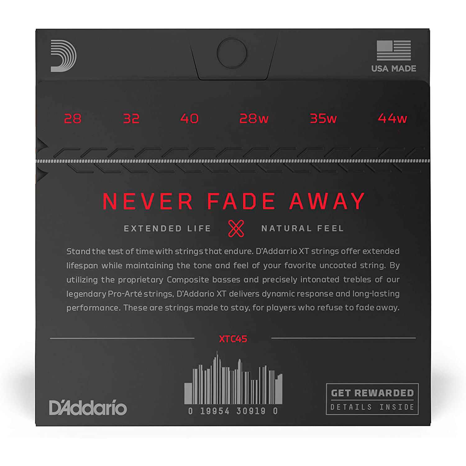 Cuerdas para guitarra clásica D'Addario XTC45 Normal Tension foto 2