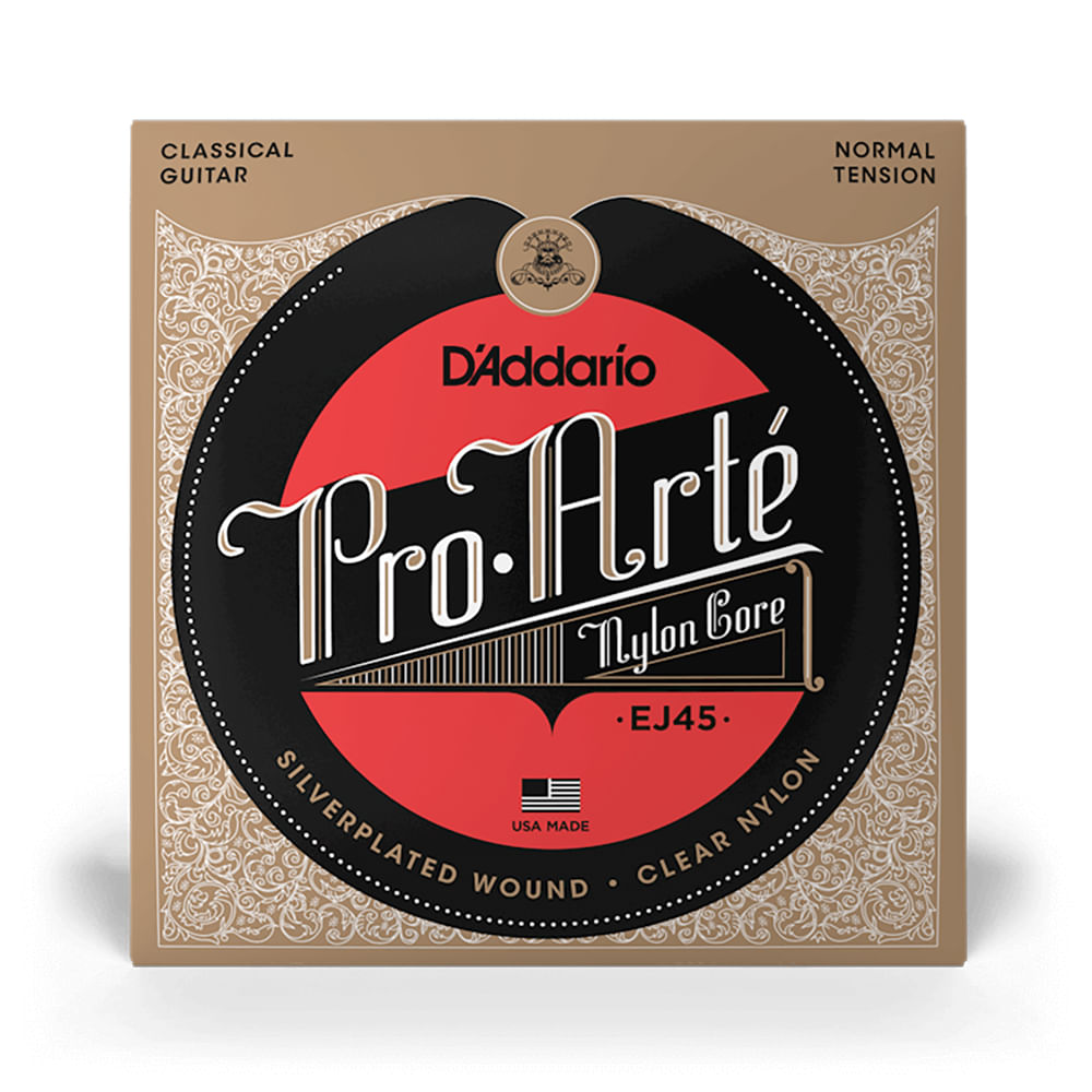 Cuerdas Para Guitarra Clásica Daddario EJ45, Nylon