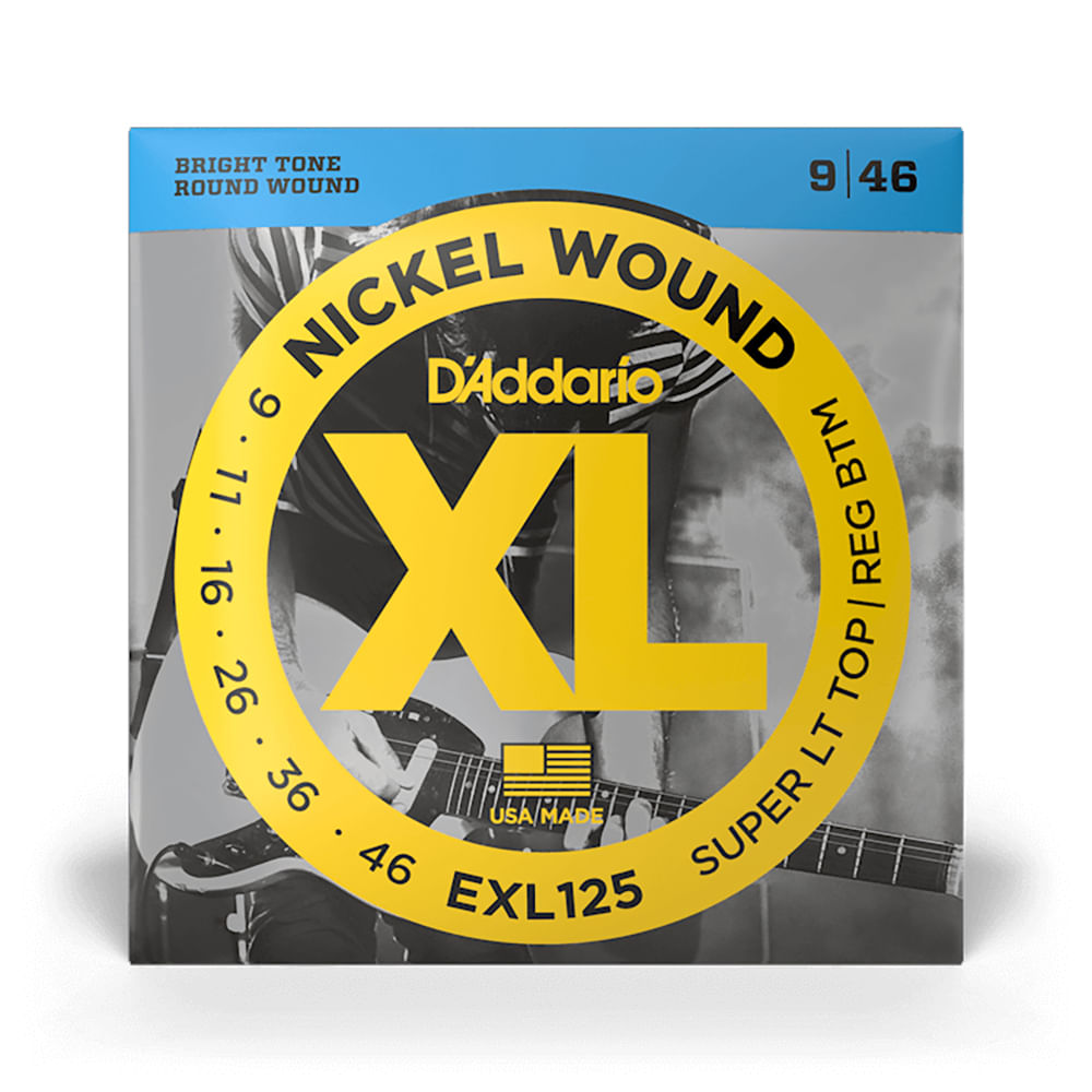 Cuerdas Para Guitarra Eléctrica Daddario EXL125 09-46