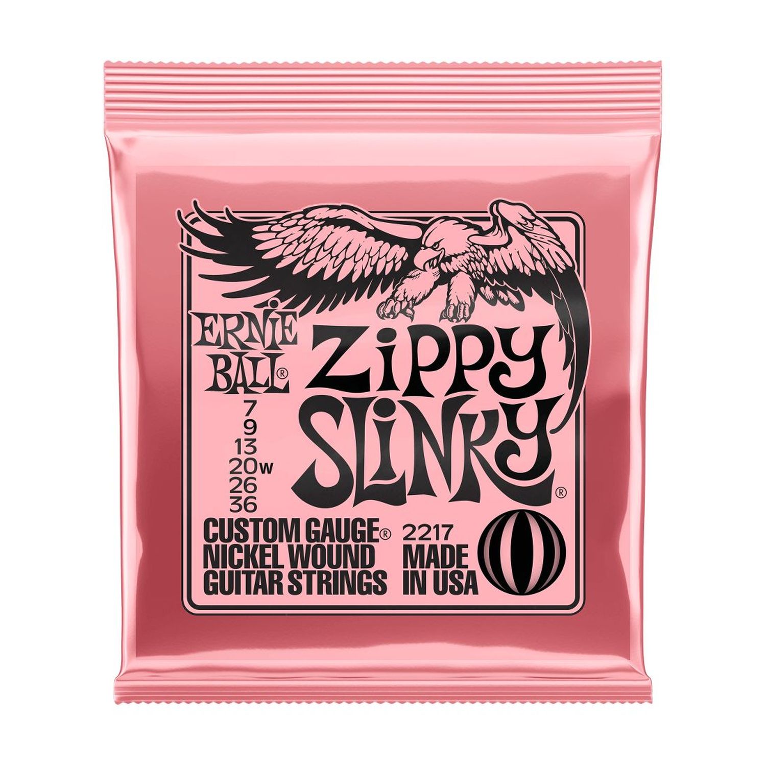 Cuerdas para guitarra eléctrica Ernie Ball 7-36 Zippy Slinky P02217