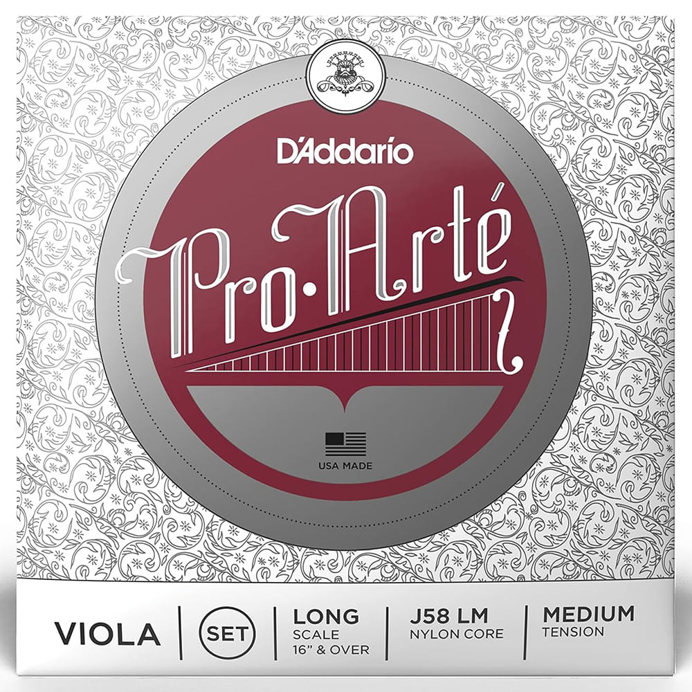 Cuerdas Para Viola Daddario Pro-Arté J58 LM