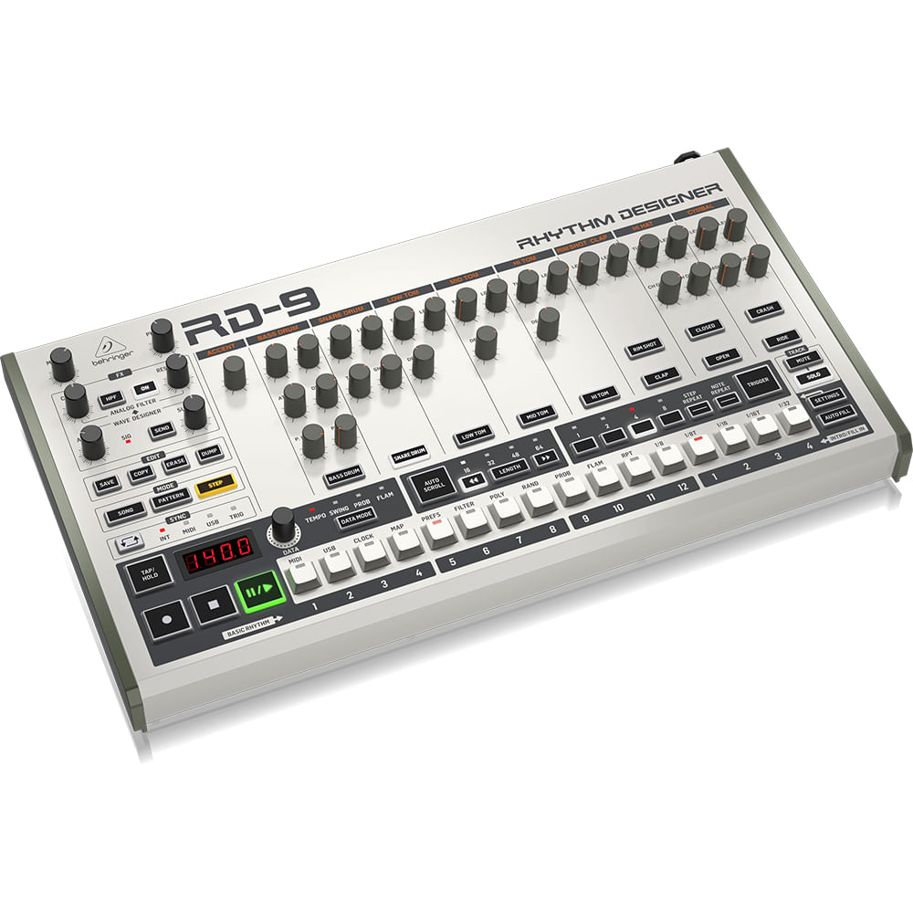 Drum Machine Híbrida Behringer RD-9 foto 5