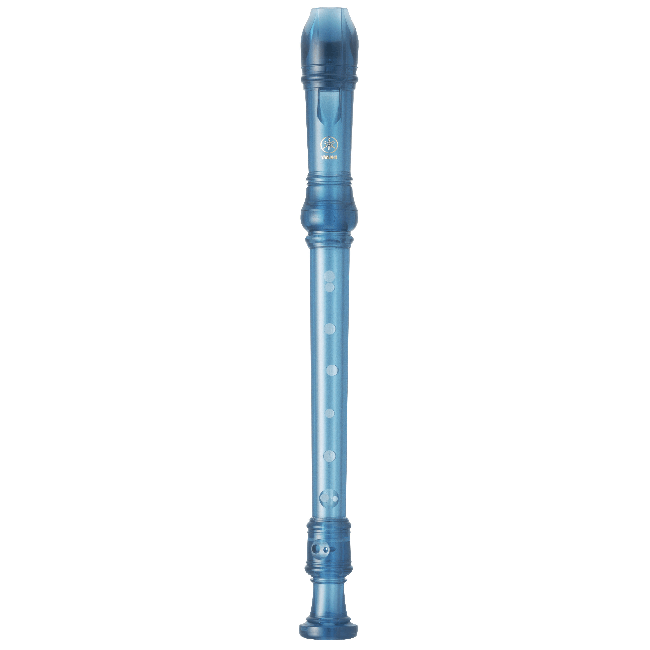 Flauta dulce soprano Yamaha YRS-20G - color azul - digitación alemana