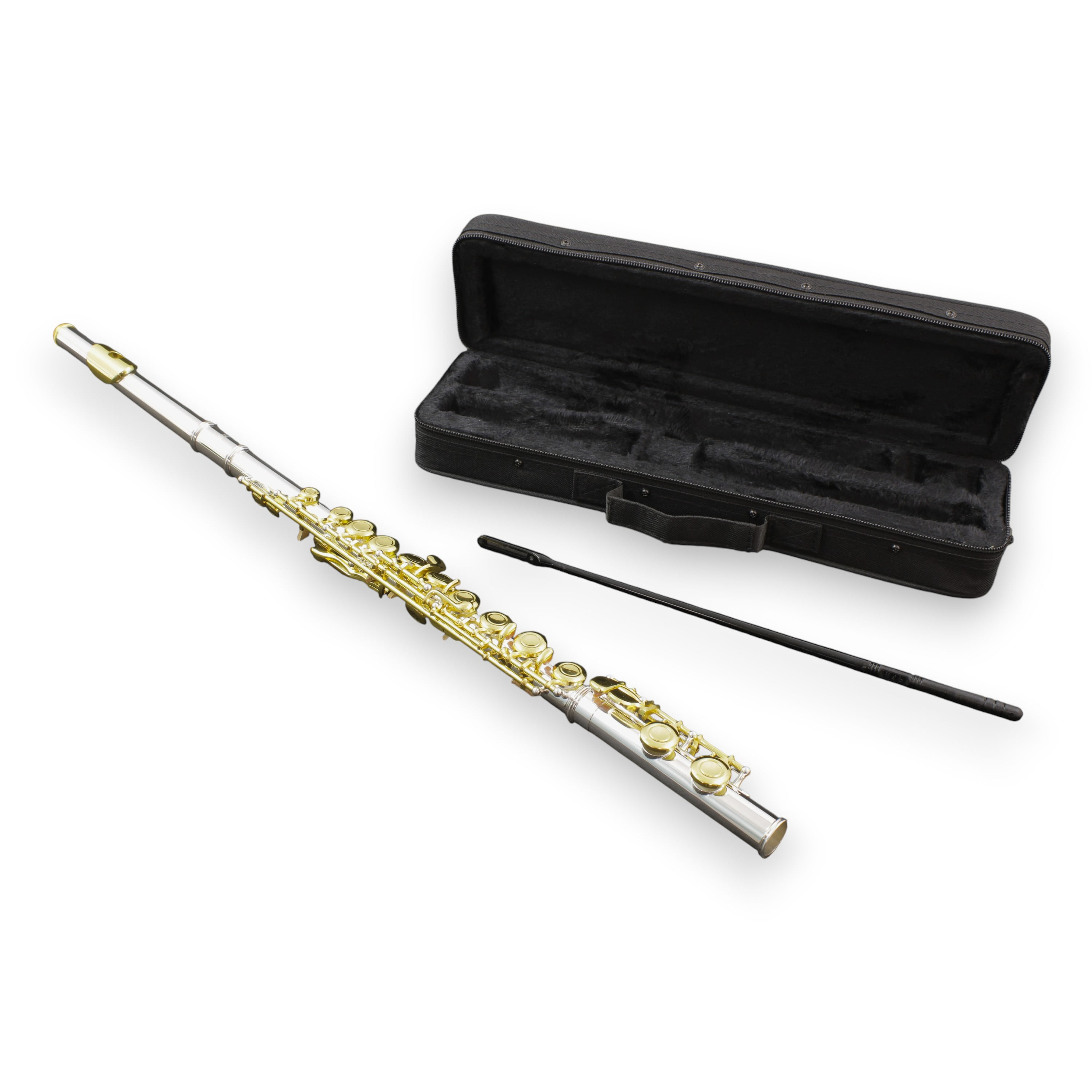 Flauta Traversa Baldassare 6456SGE mecanismo en E (Mi) - Silver-Gold