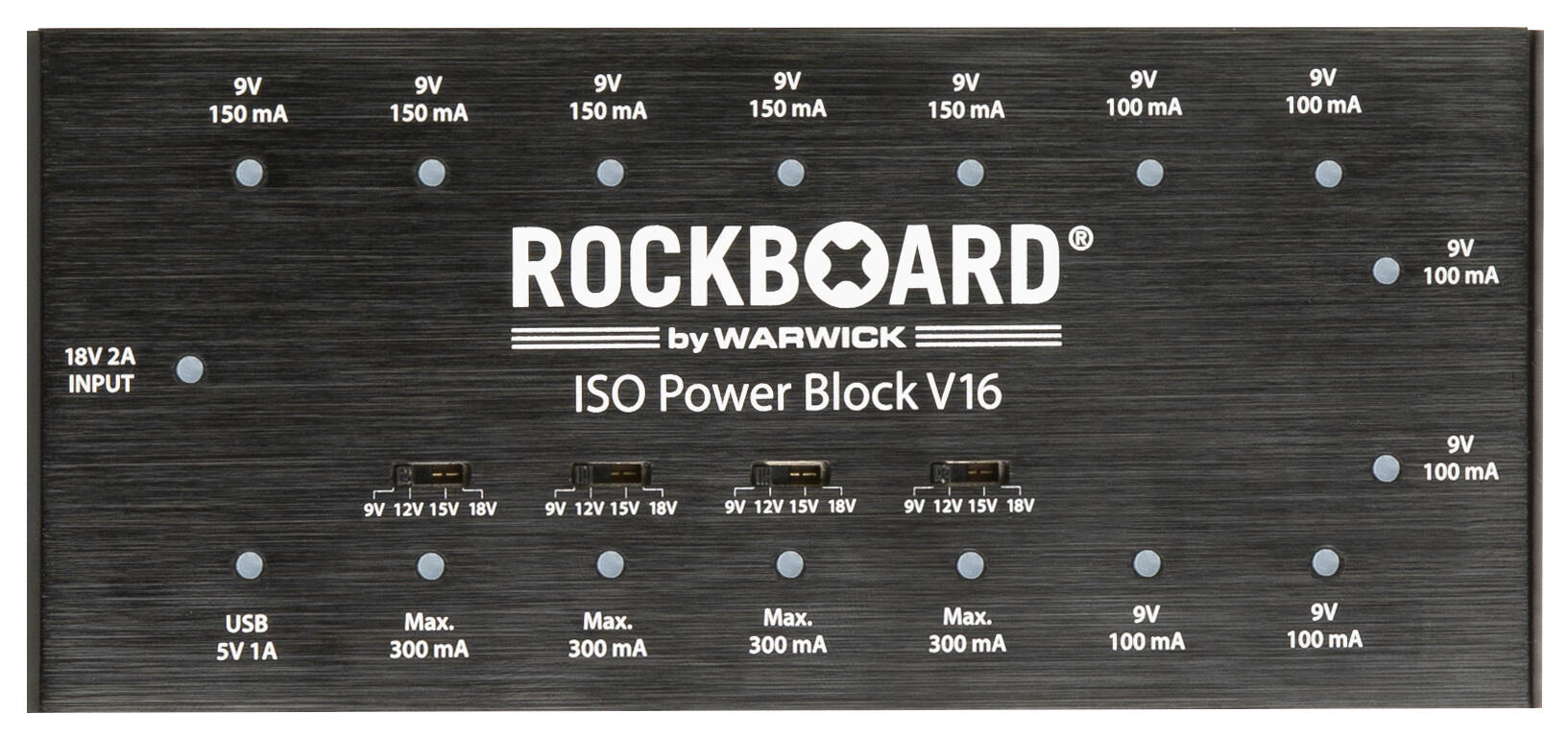 Fuente de poder Rockboard ISO Power Block V16