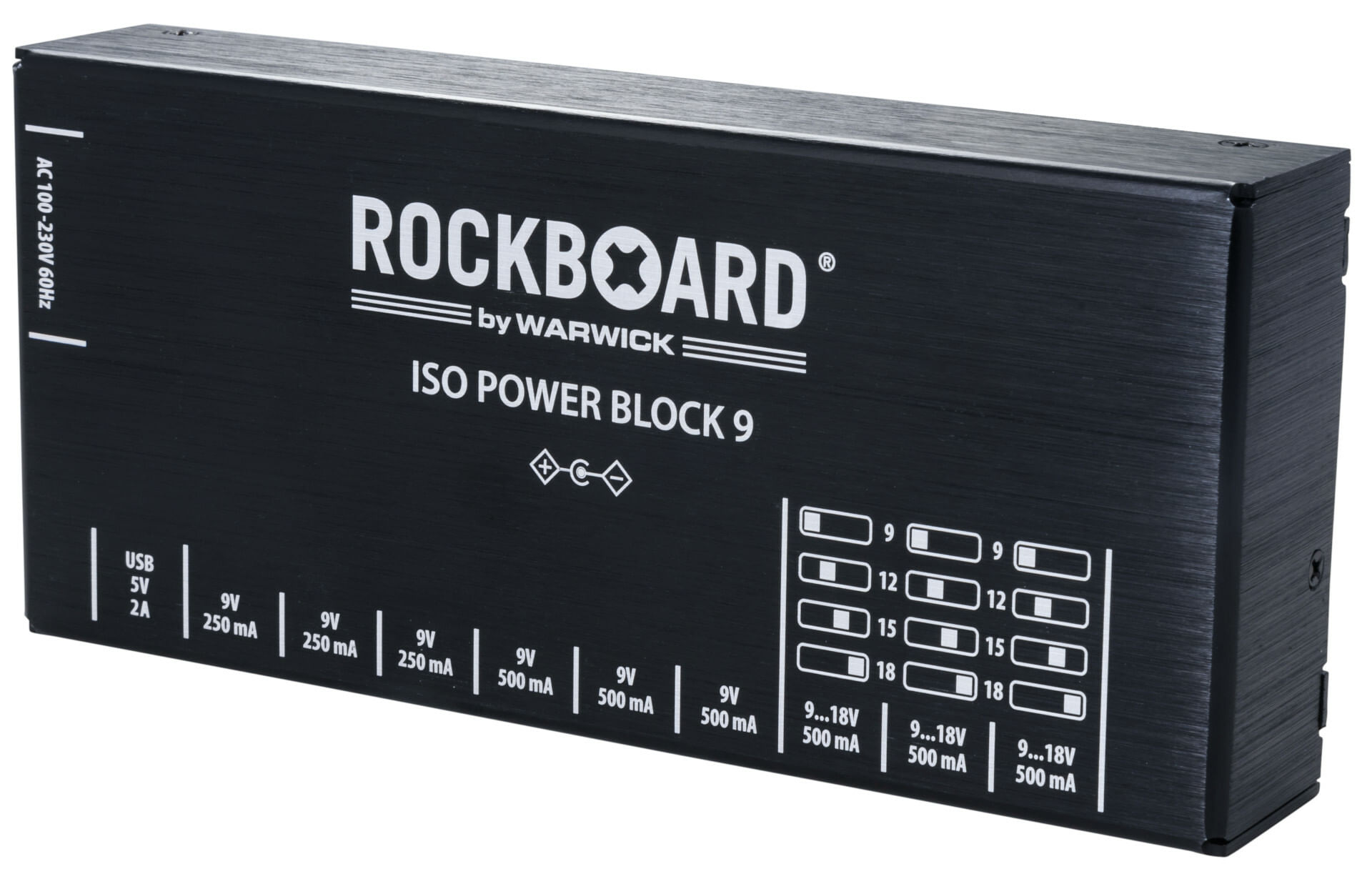 Fuente de poder Rockboard RBO Power Block ISO 9 IEC foto 2