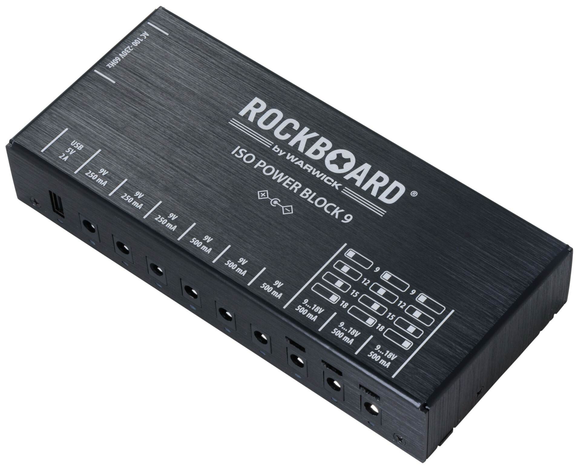 Fuente de poder Rockboard RBO Power Block ISO 9 IEC foto 3