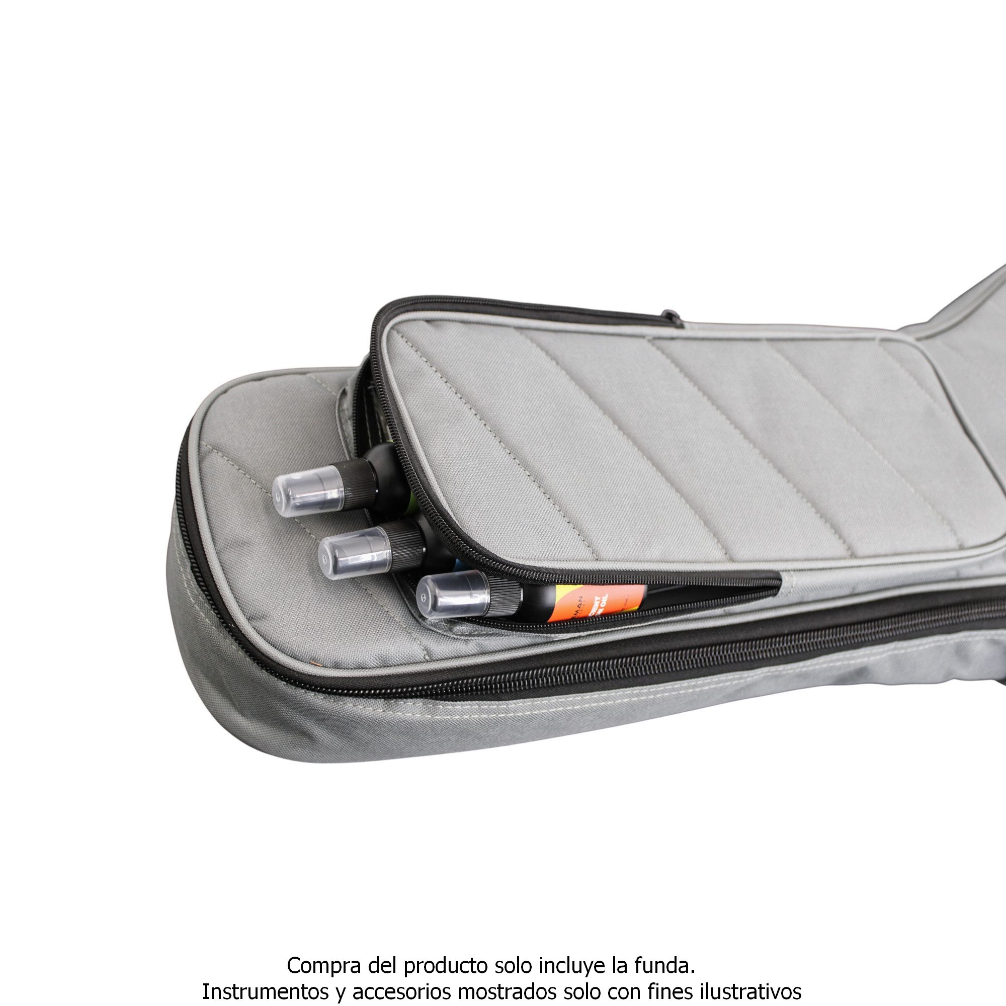 Funda para guitarra folk Freeman color gris foto 5