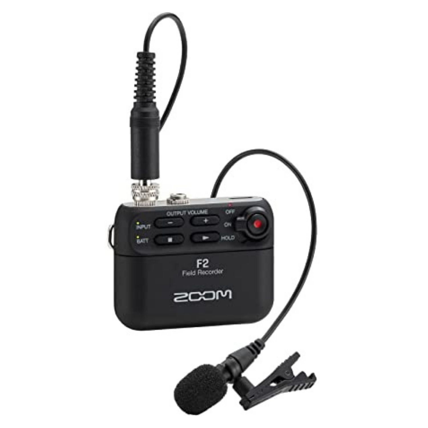 Grabadora de campo y micro lavalier ZOOM F2