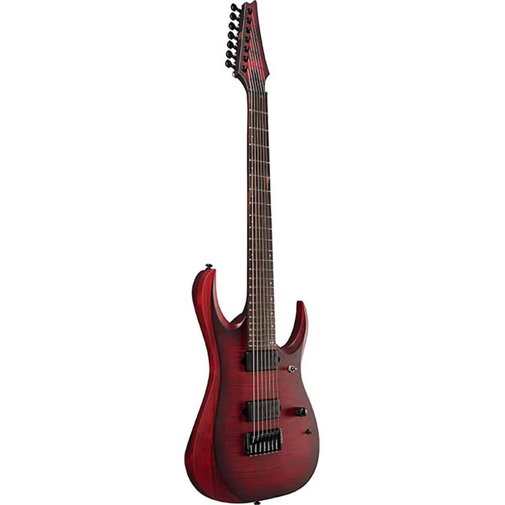 Guitarra Eléctrica 7 Cuerdas Ibanez RGA Standard RGD721FA WUF - Stained Wine Red Burst Flat foto 3