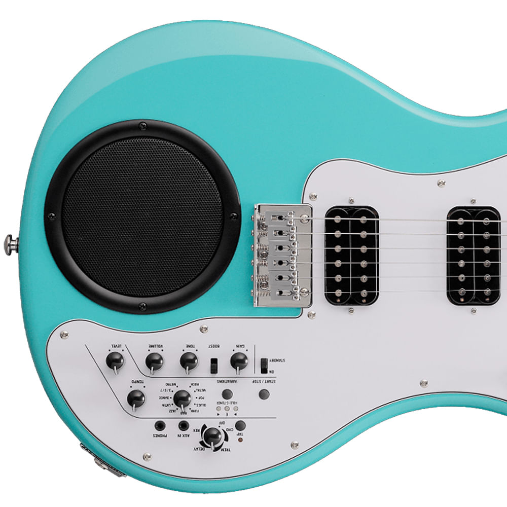 Guitarra Eléctrica Con Altavoz Incorporado Vox APC-2 - Aqua Green foto 3