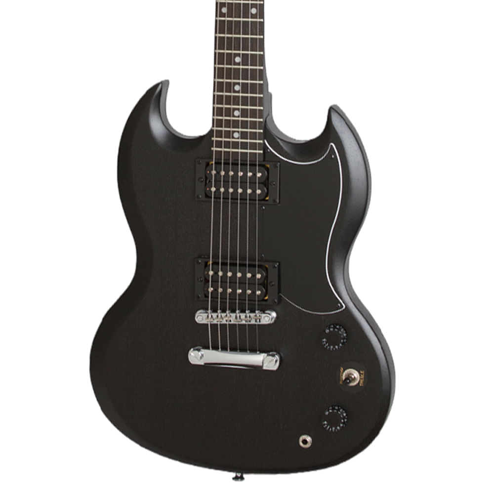 Guitarra Eléctrica Epiphone Les Paul SG Special VE - Vintage Ebony foto 3