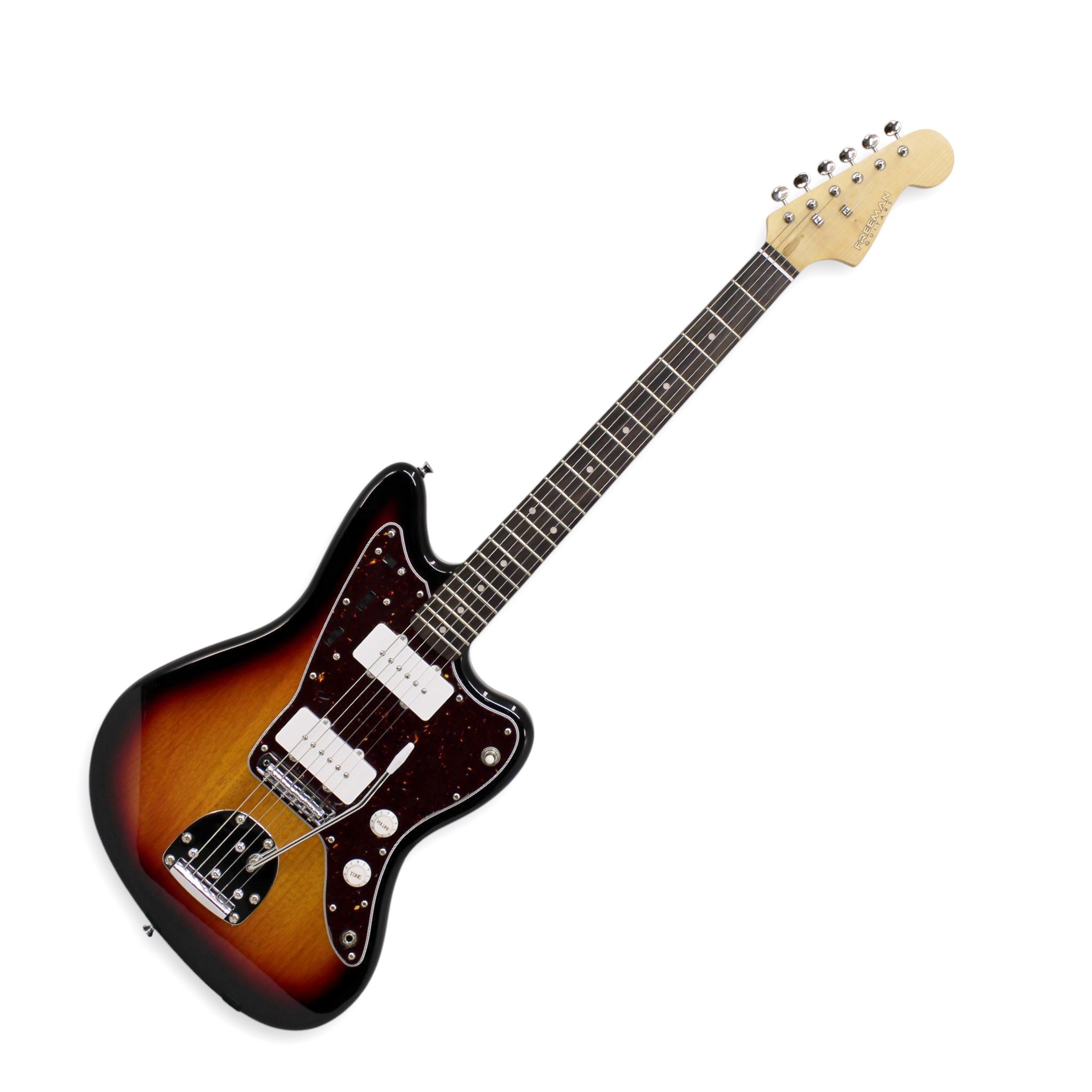 Guitarra Eléctrica Freeeman Jazzmaster- 3 Tone Sunburst